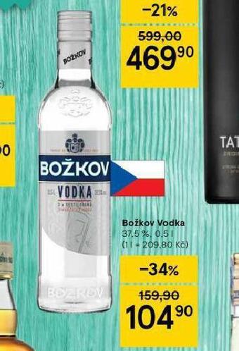 Tesco Božkov vodka nabídka