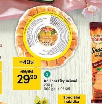 Tesco Dr. ensa fíky sušené nabídka