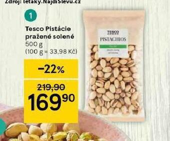 Tesco Tesco pistácie pražené solené nabídka