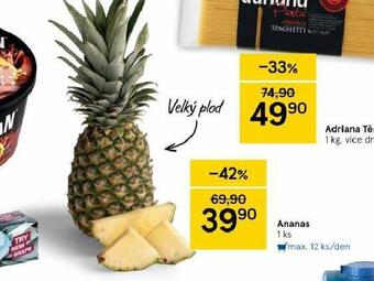 Tesco Ananas nabídka