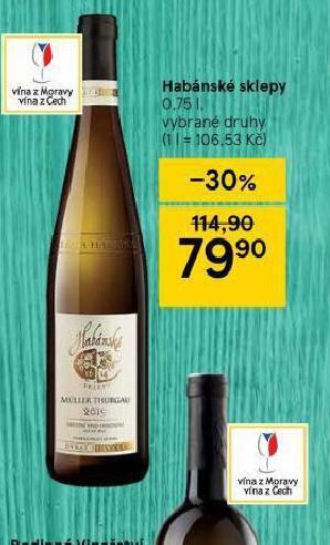 Tesco Habánské sklepy nabídka