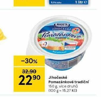 Tesco Jihočeské pomazánkové tradiční nabídka