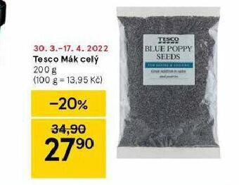 Tesco Tesco mák celý nabídka