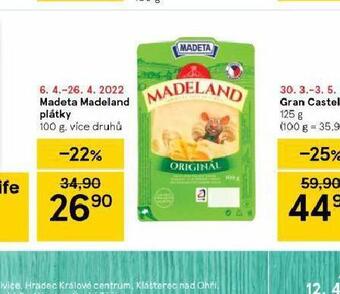 Tesco Madeta mdeland plátky nabídka
