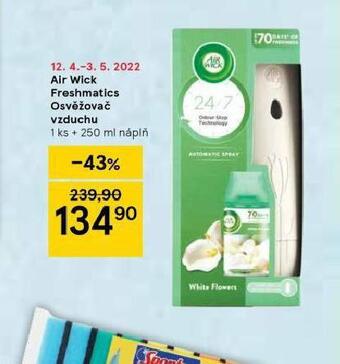 Tesco Air wick freshmatics osvěžovač vzduchu nabídka