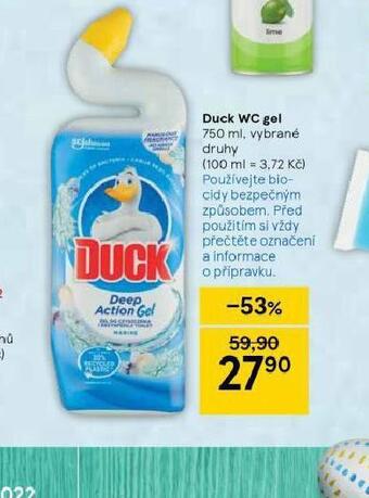 Tesco Duck wc gel nabídka