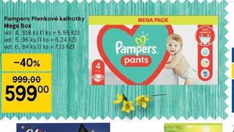 Tesco Pampers dětské plenky nabídka