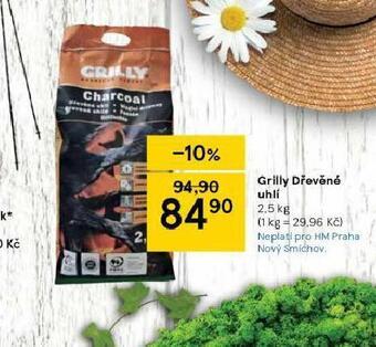 Tesco Dřevěné uhlí nabídka