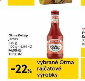 Tesco Otma kečup jemný nabídka