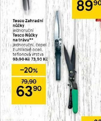 Tesco Nůžky na trávu nabídka