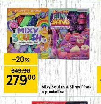Tesco Mixy squish & slimy písek a plastelína nabídka