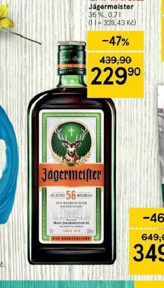 Tesco Jägermeister nabídka