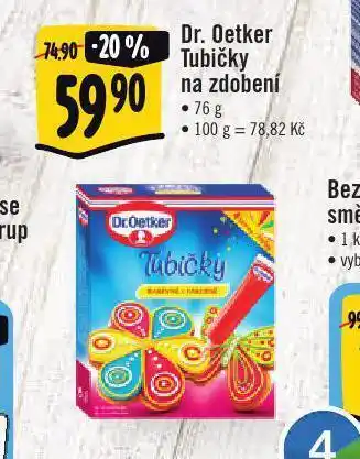 Jip Dr. oetker tubičky na zdobení nabídka