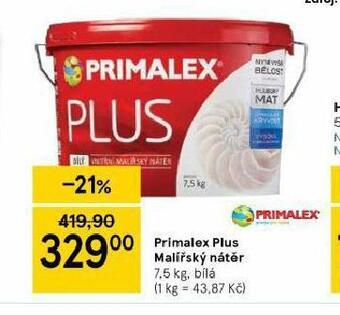 Tesco Primalex plus malířský nátěr nabídka