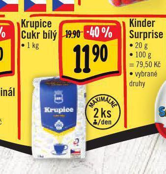 Jip Krupice cukr bílý nabídka