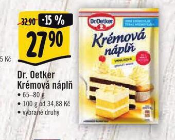 Jip Dr. oetker krémová náplň nabídka