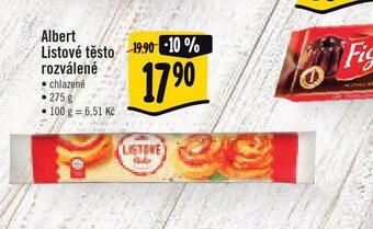 Jip Albert listové těsto rozválené nabídka