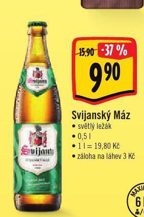 Jip Pivo svijanský máz nabídka