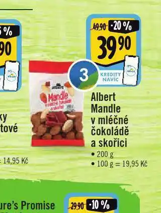 Jip Albert mandle v mléčné čokoládě a skořici nabídka