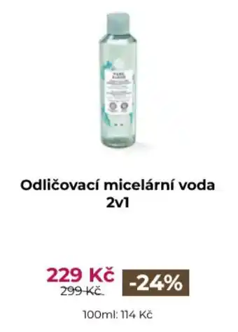 Yves Rocher Odličovací micelární voda 2v1 nabídka
