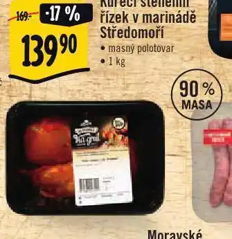 Jip Albert kuřecí stehenní řízek v marinádě středomoří nabídka