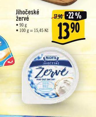 Jip Jihočeské žervé nabídka