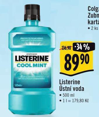Jip Listerine ústní voda nabídka