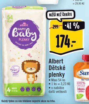 Jip Albert dětské plenky nabídka