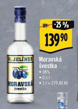 Jip Moravská švestka nabídka
