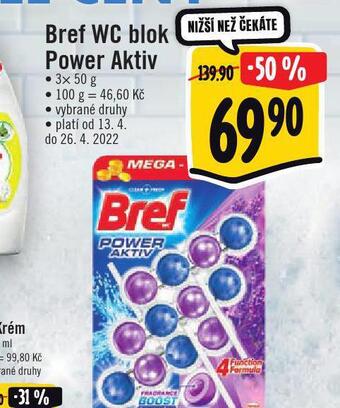Jip Bref wc blok power aktiv nabídka