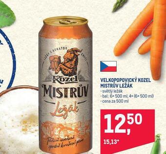 Makro Velkopopovický kozel mistrův ležák nabídka