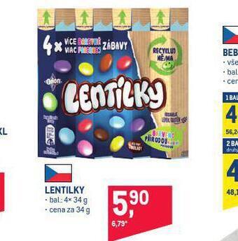 Makro Lentilky nabídka