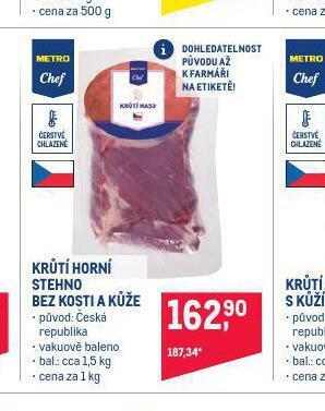Makro Krůtí horní stehno bez kosti a kůže nabídka