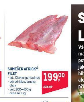 Makro Sumeček africký filet nabídka
