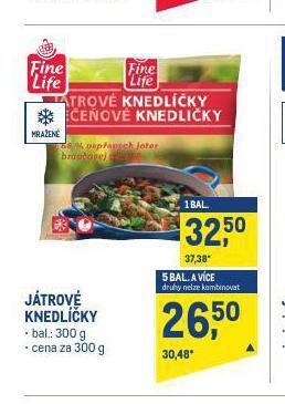 Makro Játrové knedlíčky nabídka