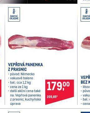 Makro Vepřová panenka z prasnic nabídka