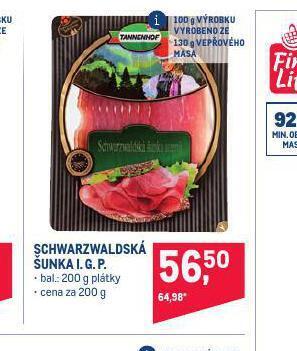 Schwarzwaldská šunka