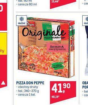 Makro Pizza don peppe nabídka