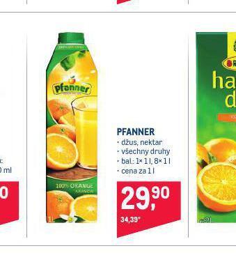 Makro Pfanner nabídka