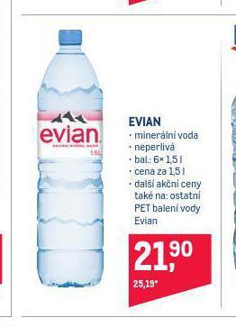 Makro Evian nabídka