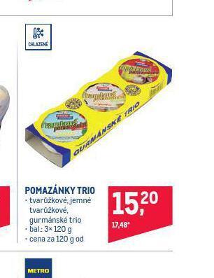 Makro Pomazánky trio nabídka