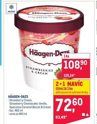Makro Häagen - dazs zmrzlina nabídka