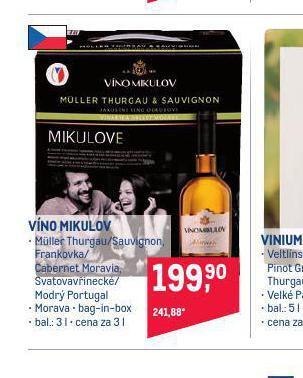 Makro Víno mikulov nabídka