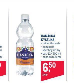 Makro Hanácká kyselka nabídka