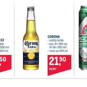 Makro Pivo corona nabídka
