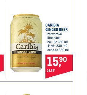 Makro Caribia ginger beer nabídka