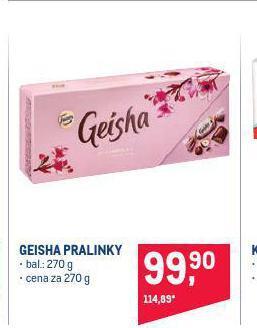 Makro Geisha pralinky nabídka