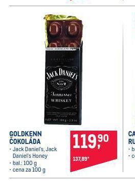 Makro Goldkenn čokoláda nabídka