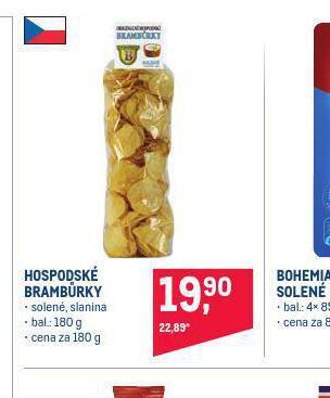 Makro Hospodské brambůrky nabídka