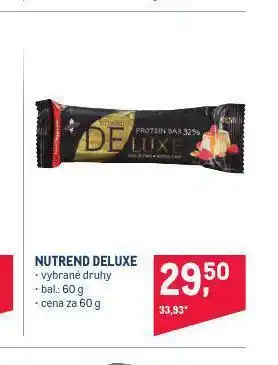 Makro Nutrend deluxe nabídka